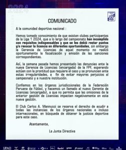Comunicado
