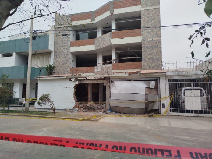 FOTO VIVIENDA EXPLOSIONADA