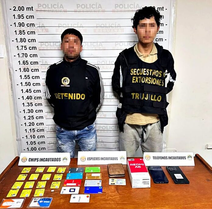 FOTO EXTORSIONADORES
